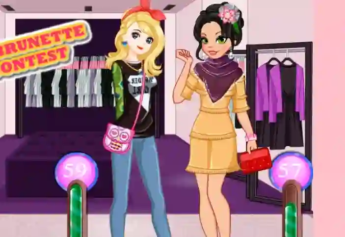 Spēle Blonde Vs Brunette Beauty Contest online