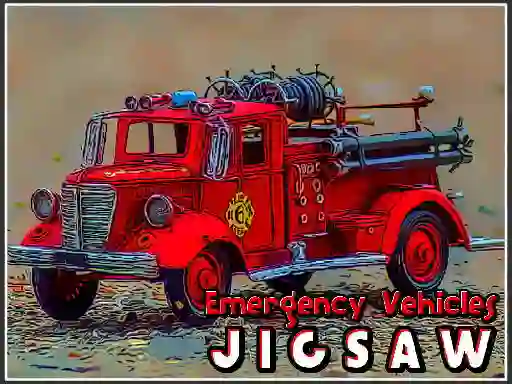 Spēle Emergency Vehicles Jigsaw online