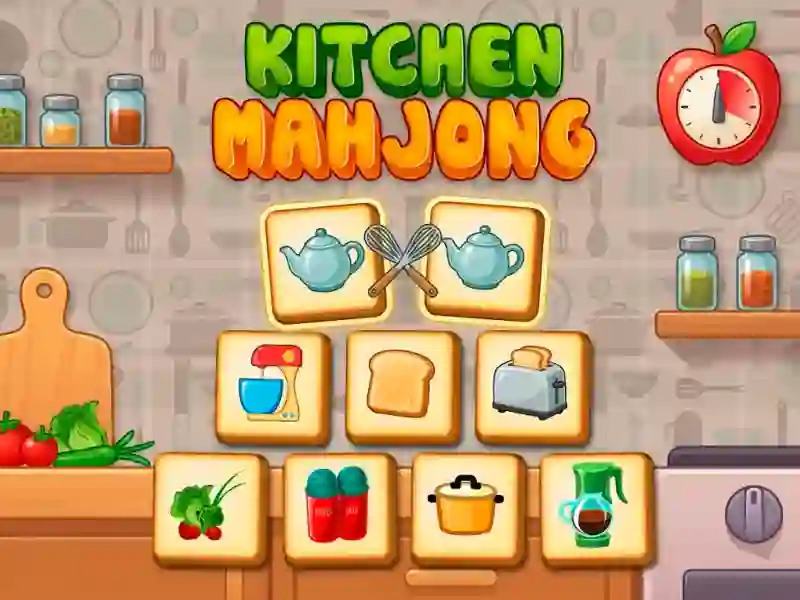 Spēle Kitchen mahjong online
