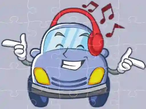 Spēle Smiling Cars Jigsaw online