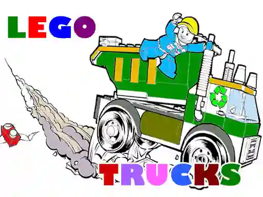 Spēle Lego Trucks Coloring online