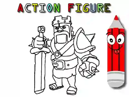 Spēle Back To School: Action Figure Coloring online