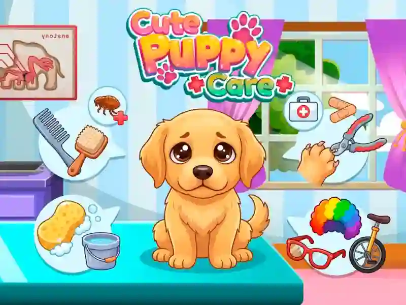 Spēle Cute Puppy Care online