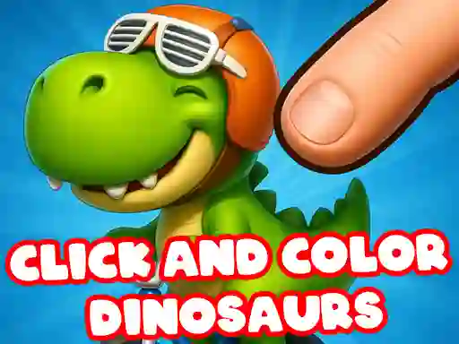 Spēle Click And Colors Dinosaurs online