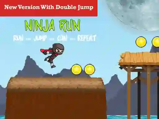 Spēle Ninja Run Double Jump online
