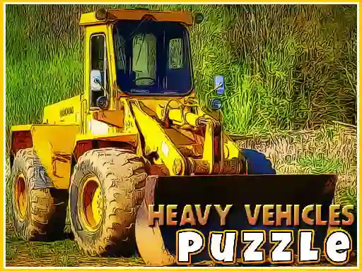 Spēle Heavy Vehicles Puzzle online