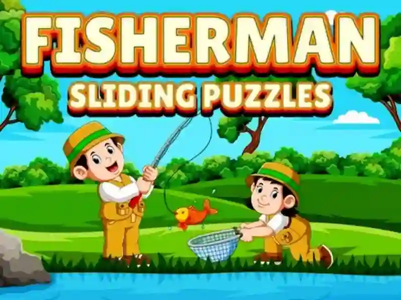 Spēle Fisherman Sliding Puzzle online