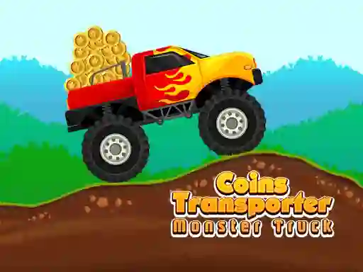 Spēle Coins Transporter Monster Truck online