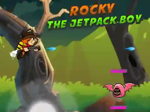 Spēle Rocky The Jetpack Boy online