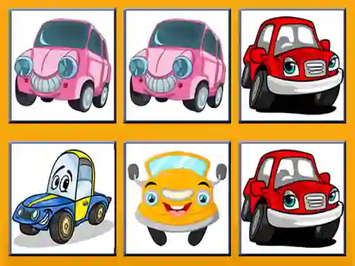 Spēle Funny Cars Memory online