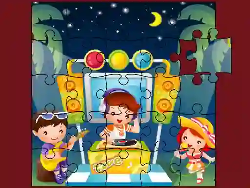 Spēle Cute Little Kids Jigsaw online