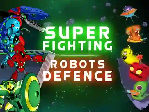 Spēle Super Fighting Robots Defense online