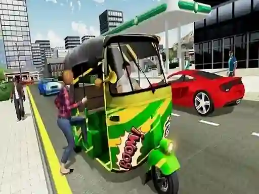 Spēle Indian Tricycle Rickshaw Simulator online