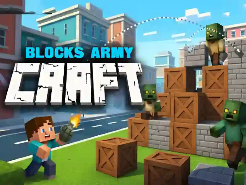 Spēle Blocks Army Craft online