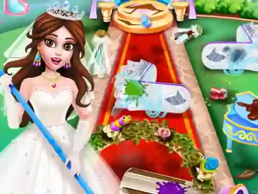 Spēle Princess Wedding Cleaning online