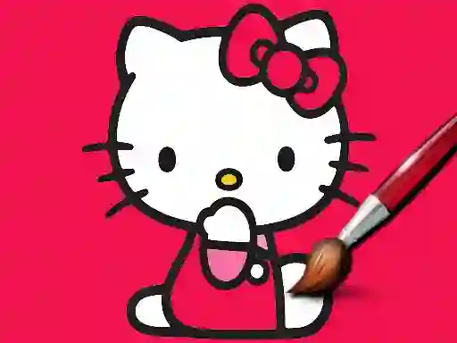 Spēle Easy Coloring Kitty online