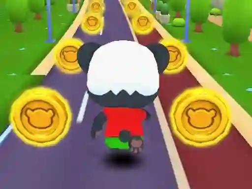 Spēle Panda Subway Run online