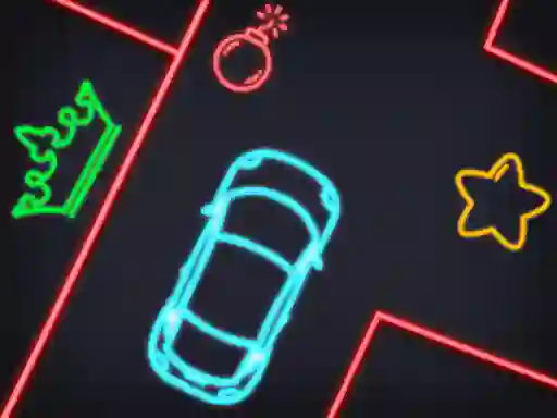 Spēle Neon Car Puzzle online