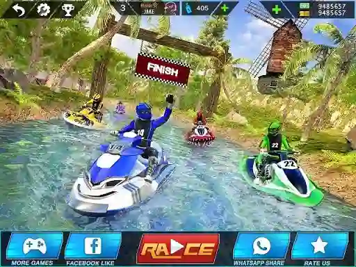 Spēle Extreme Power Boat Water Racing online