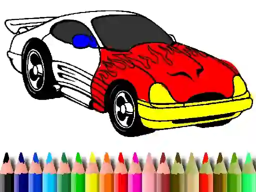 Spēle Back To School: Muscle Car Coloring online