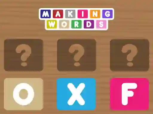 Spēle Making Words online