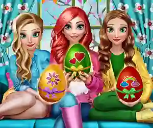 Spēle Princesses Easter Fun online