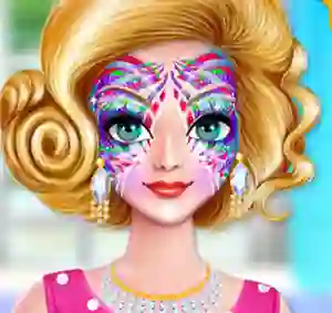 Spēle Alyssa`s Face Art and care online