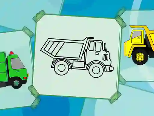 Spēle Truck Coloring Book online