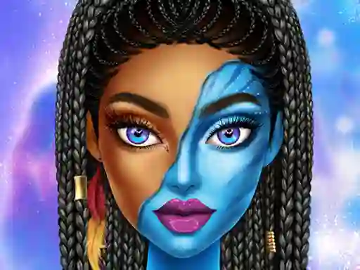 Spēle Blue Girls Make Up online