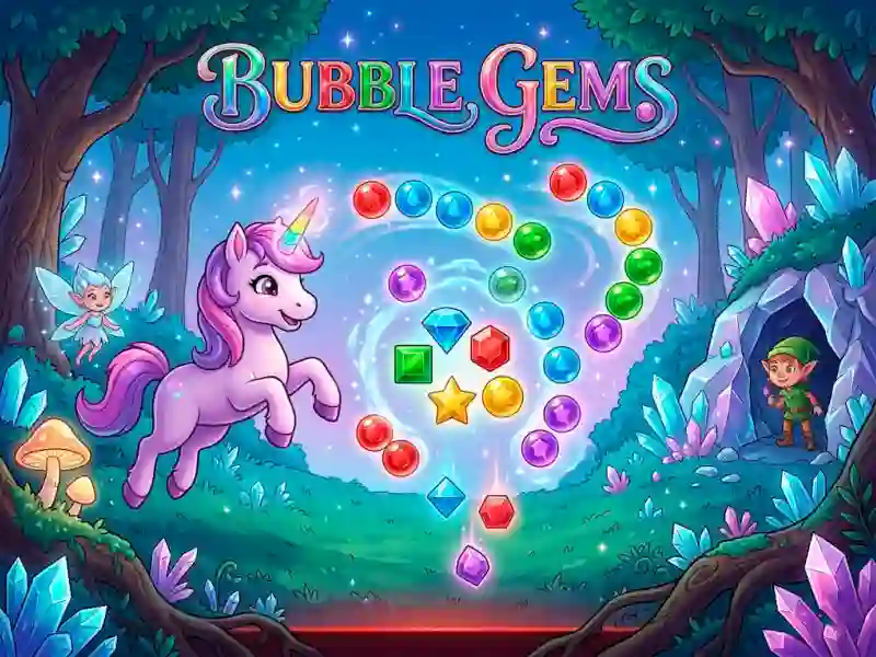Spēle Bubble Gems online
