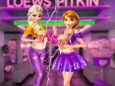 Spēle Ellie and Annie Movie Night online