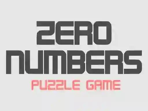 Spēle Zero Numbers Puzzle Game online