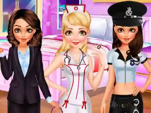 Spēle BFF Princess Career Photoshoot online
