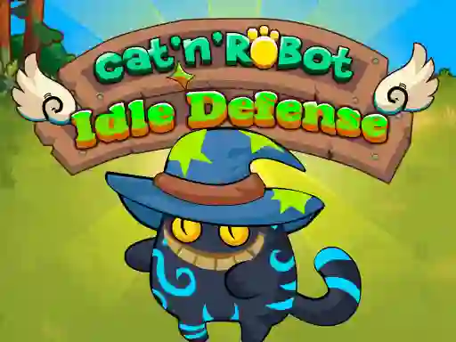Spēle Cat'n' Robot Idle Defense online