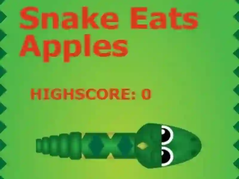 Spēle Snake Eats Apples online