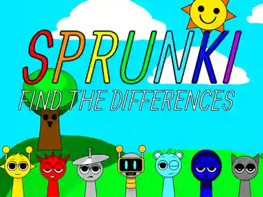 Spēle Sprunki Find The Differences online