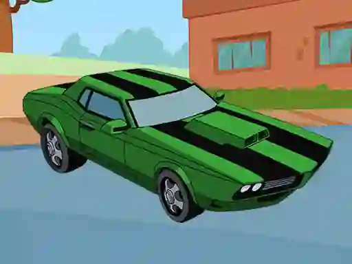 Spēle Ben 10 Car Jigsaw online