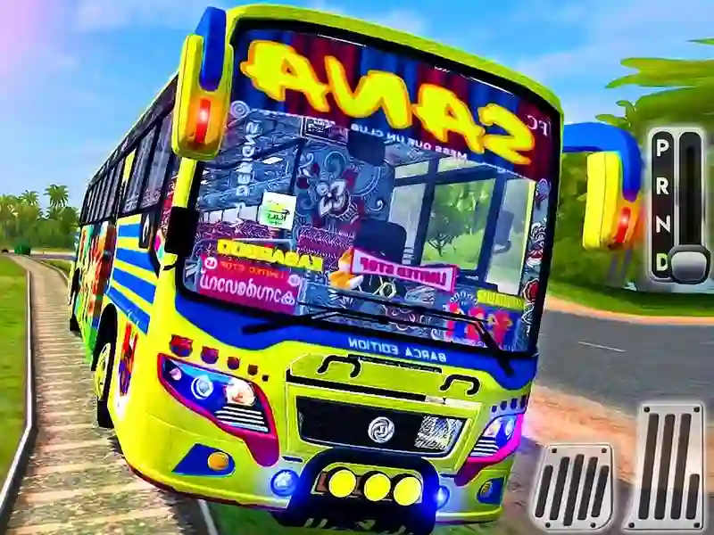 Spēle Indian Uphill Bus Simulator online