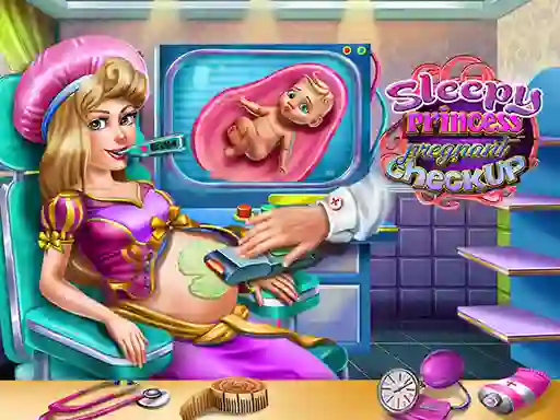 Spēle Sleepy Princess Pregnant Check Up online