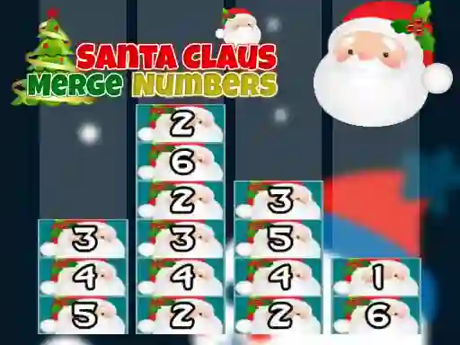 Spēle Santa Claus Merge Numbers online