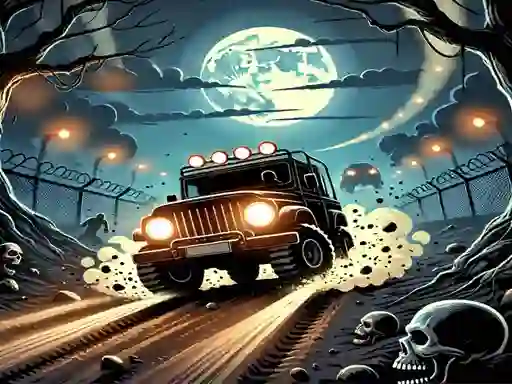 Spēle Racing Car Destroying Zombie online