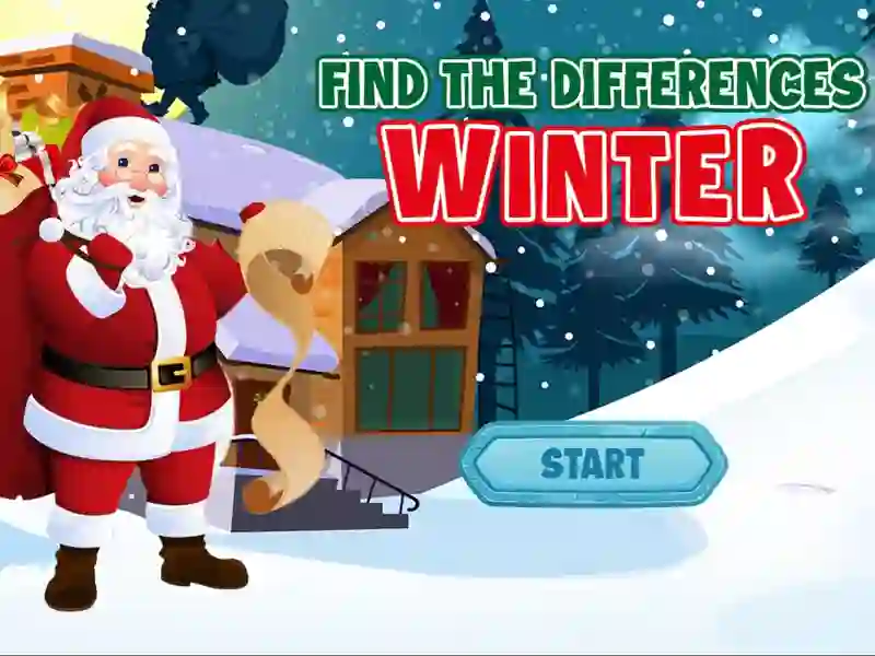 Spēle Find The Differences Winter online