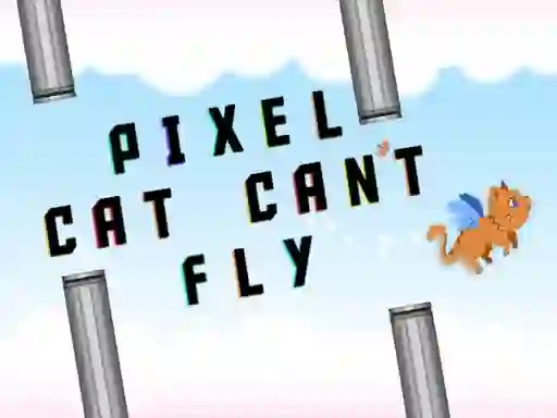 Spēle Pixel cat can't fly online