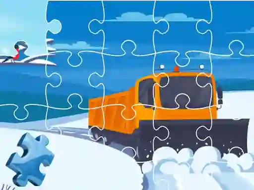 Spēle Winter Trucks Jigsaw online