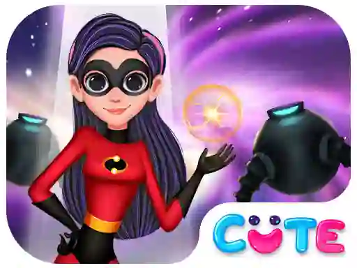 Spēle Superhero Violet Fashion Shoot online