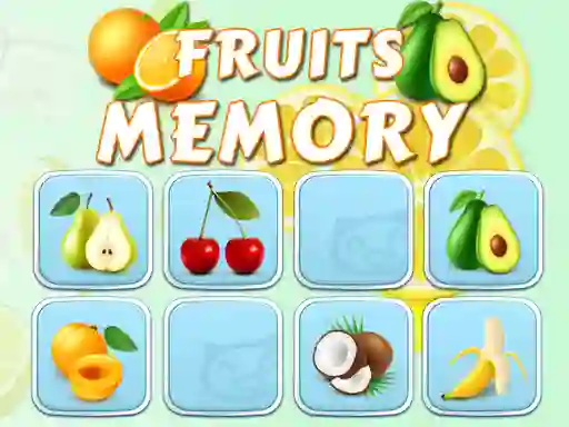 Spēle Fruits Memory online