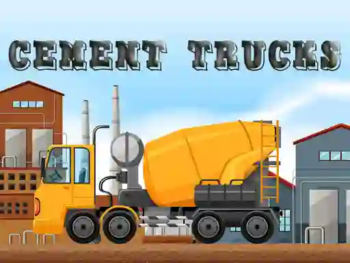 Spēle Cement Trucks Hidden Objects online