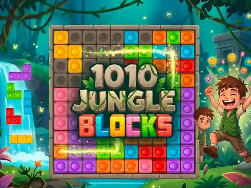 Spēle 1010 Jungle Blocks online