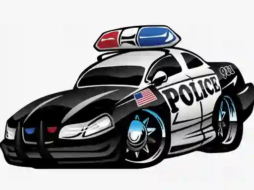 Spēle Police Cars Memory online