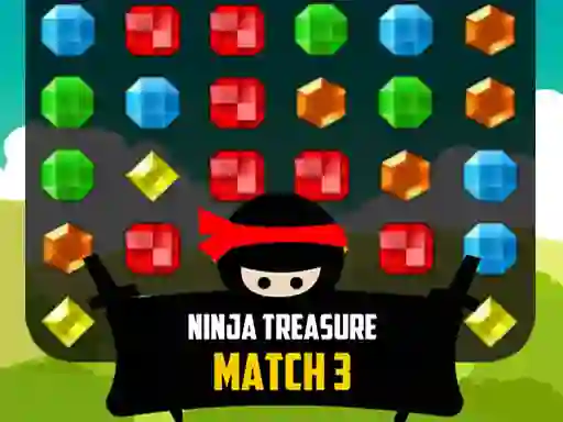 Spēle Ninja Treasure Match 3 online